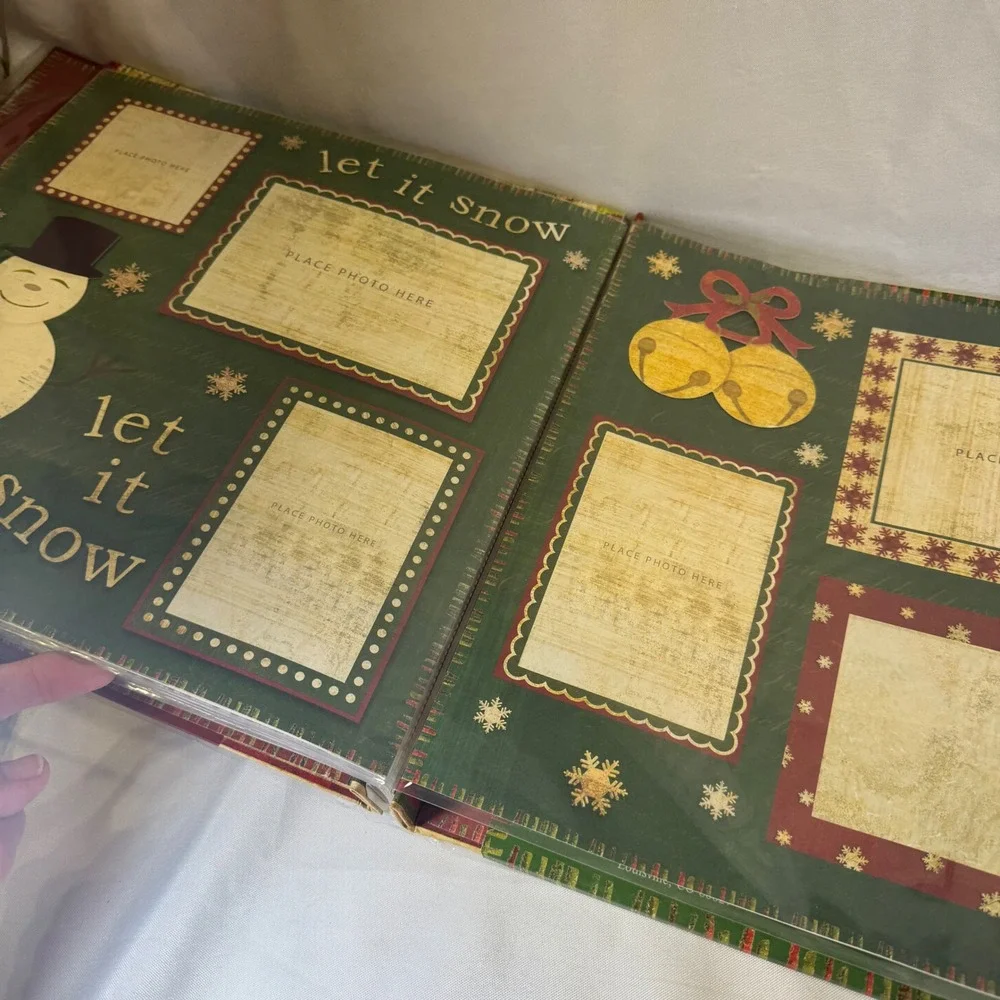 Merry Makers Christmas Scrapbook Kit 45 Sheets Cardstock Stickers Photo Album